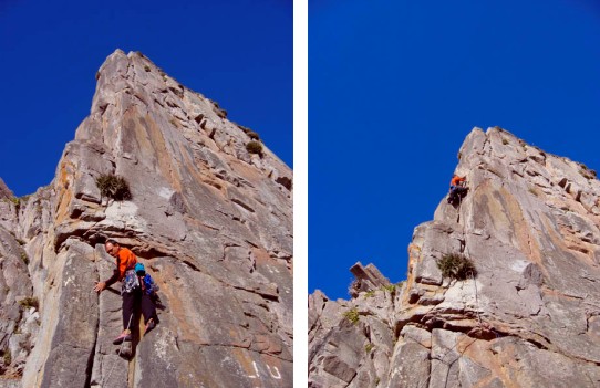 First ascent, foto: Rick Vezzoli