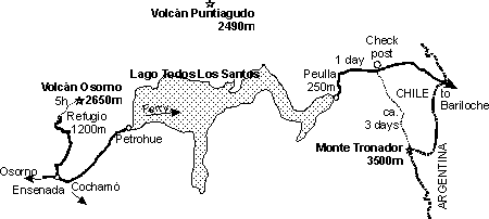 Map Monte Tronador